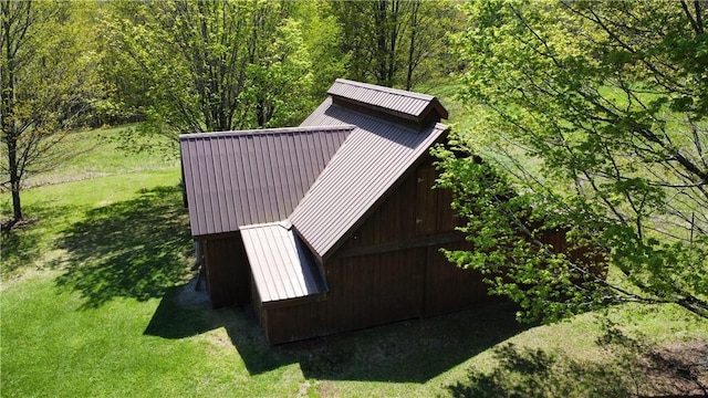 651 Dennis Hill Rd, Harrison, PA 16948 - aerial view of property and surrounding area featuring a forest