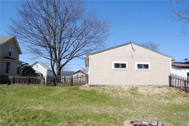 230 Birch St, Kane-Borough, PA 16735 - view of property exterior with a fire pit