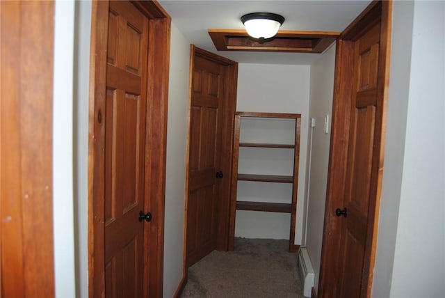230 Birch St, Kane-Borough, PA 16735 - hall with carpet and baseboard heating