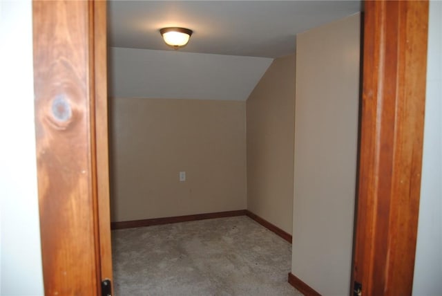 230 Birch St, Kane-Borough, PA 16735 - additional living space featuring carpet flooring, lofted ceiling, and baseboards