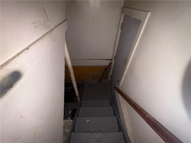 view of stairs