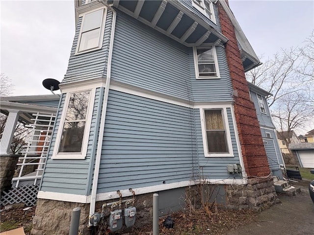 view of property exterior