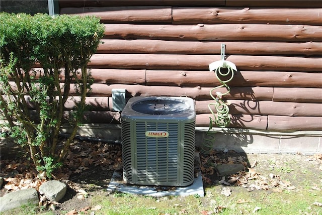 9221 Health St, North Dansville, NY 14437 - exterior details featuring central AC
