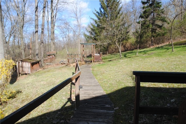 9221 Health St, North Dansville, NY 14437 - exterior space with a lawn