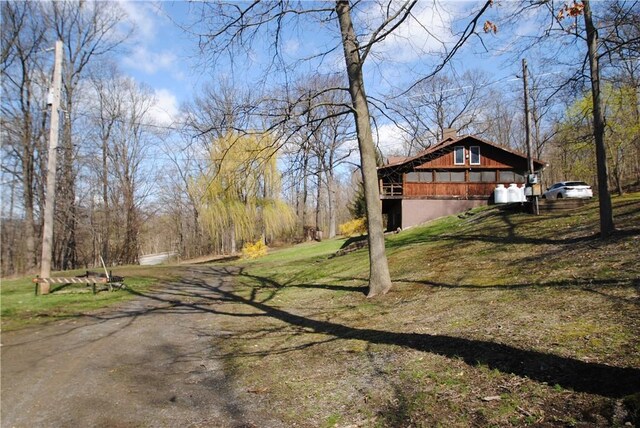 9221 Health St, North Dansville, NY 14437 - view of street with driveway