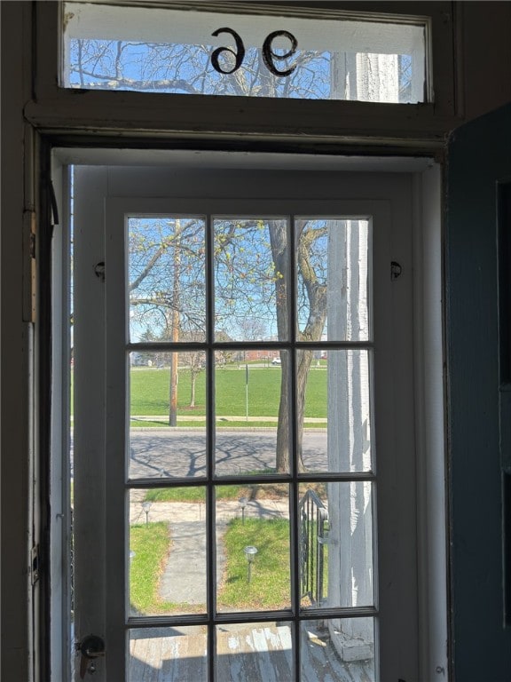 view of room details
