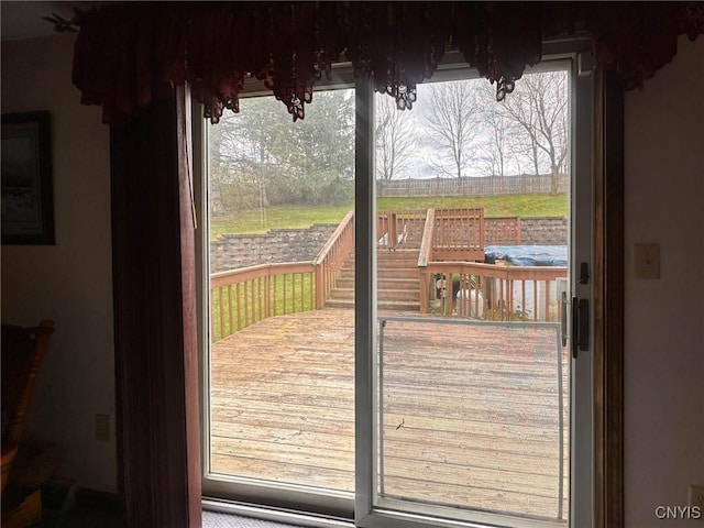 view of entryway