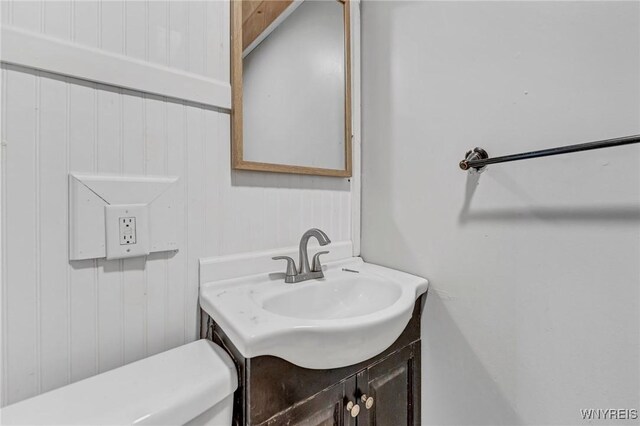 348 Virginia St, Buffalo, NY 14201 - bathroom featuring vanity and toilet