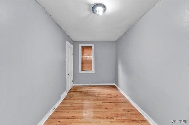 348 Virginia St, Buffalo, NY 14201 - spare room with light wood-style floors and baseboards
