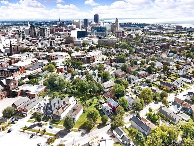 348 Virginia St, Buffalo, NY 14201 - drone / aerial view with a city view