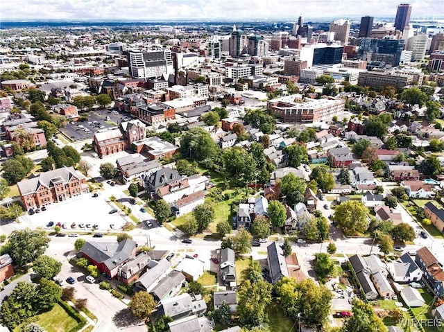 348 Virginia St, Buffalo, NY 14201 - drone / aerial view featuring a city view
