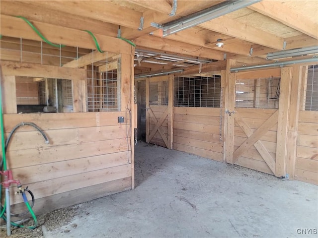 view of horse barn