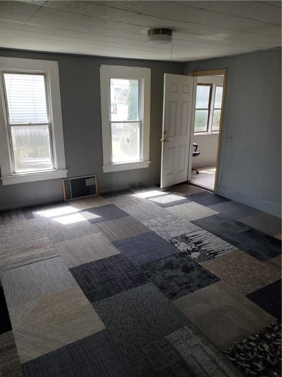 view of spare room