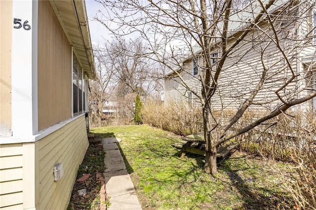 view of yard