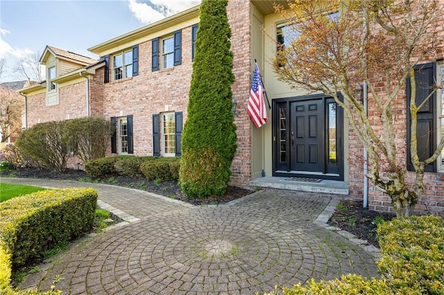5 Ponds Edge Way, Pittsford, NY 14534 - property entrance featuring brick siding
