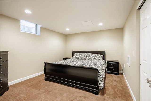5 Ponds Edge Way, Pittsford, NY 14534 - bedroom featuring baseboards, carpet flooring, and recessed lighting
