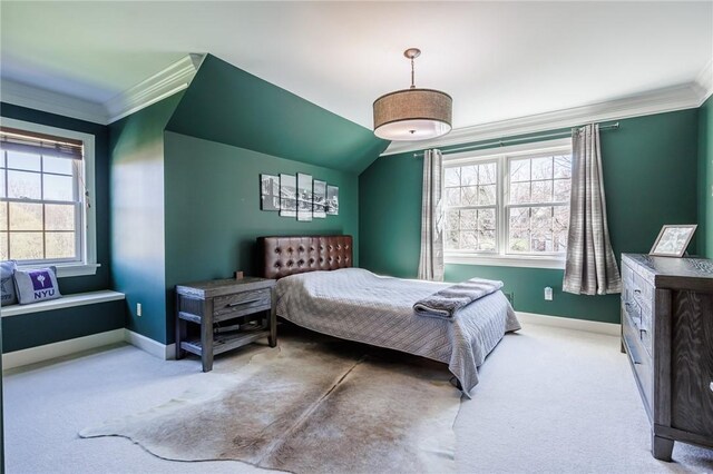 5 Ponds Edge Way, Pittsford, NY 14534 - carpeted bedroom with crown molding and baseboards