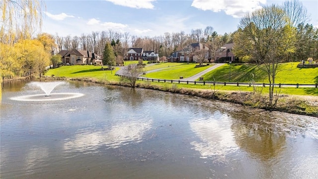 5 Ponds Edge Way, Pittsford, NY 14534 - view of water feature featuring fence and a residential view