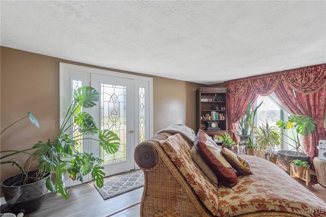 19 Whig Hill Rd, West Monroe, NY 13167 - living room with wood finished floors and a textured ceiling