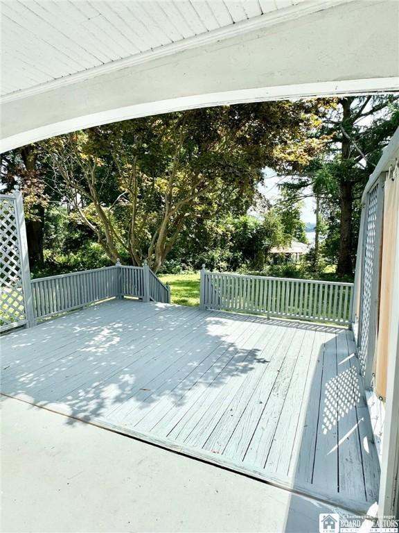 view of deck