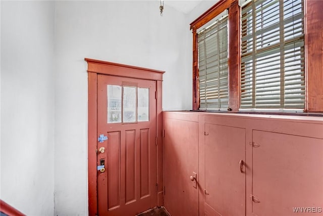 view of doorway to outside