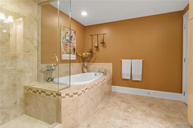 132 Lakefront Blvd Unit 504, Buffalo, NY 14202 - full bathroom with a bath and tile patterned floors