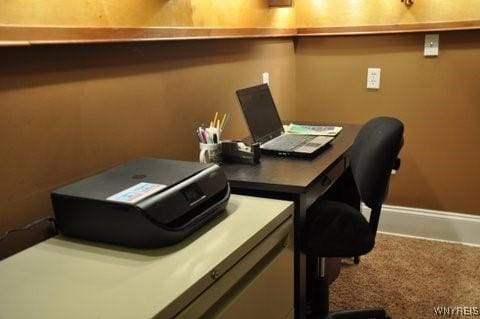 132 Lakefront Blvd Unit 504, Buffalo, NY 14202 - office with baseboards and carpet floors