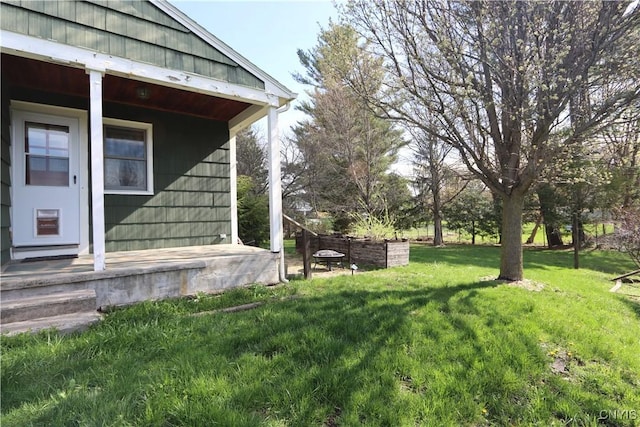 view of yard