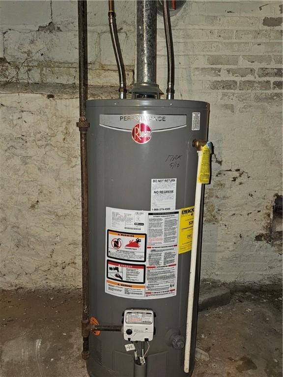 utilities featuring water heater