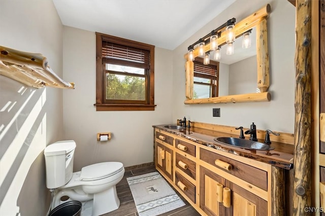 42795 Paynes Lake Camp Rd, Antwerp, NY 13608 - full bathroom featuring a wealth of natural light, toilet, and a sink