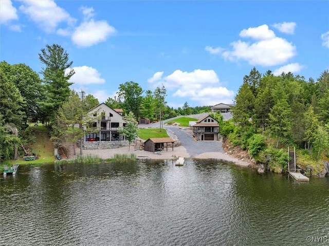 42795 Paynes Lake Camp Rd, Antwerp, NY 13608 - view of water feature with stairs