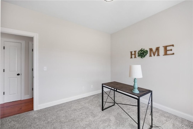 7717 Roberts St, Lenox, NY 13032 - home office with carpet flooring and baseboards