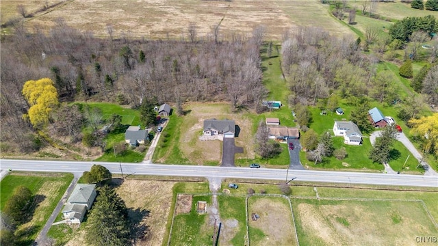 7717 Roberts St, Lenox, NY 13032 - bird's eye view featuring a rural view
