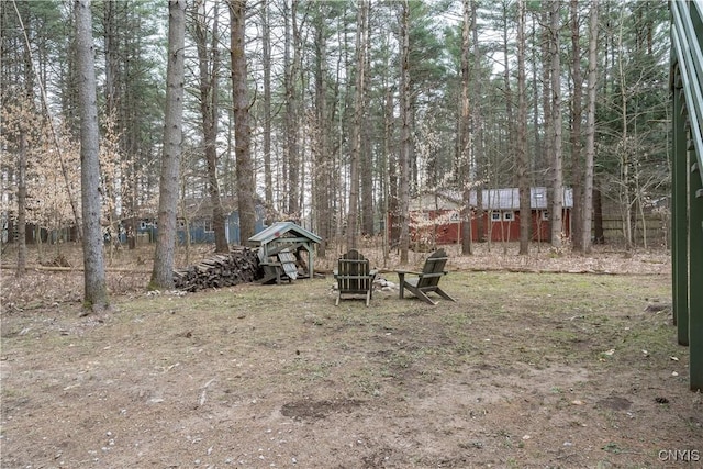 5410 N Shore Rd, Greig, NY 13312 - view of yard featuring an outdoor structure