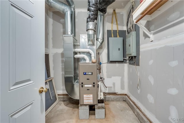 5410 N Shore Rd, Greig, NY 13312 - utility room featuring electric panel