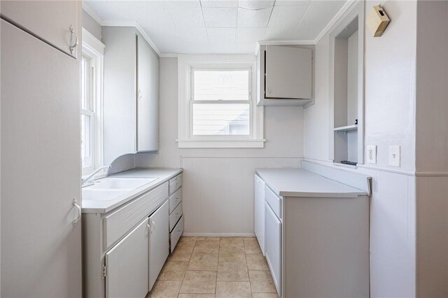 laundry room with a sink