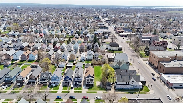 birds eye view of property featuring a residential view