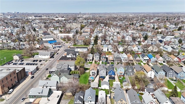 drone / aerial view featuring a residential view
