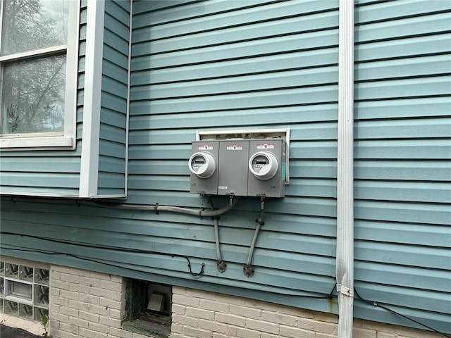 details featuring electric meter