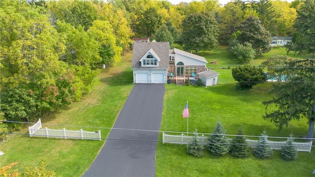 drone / aerial view
