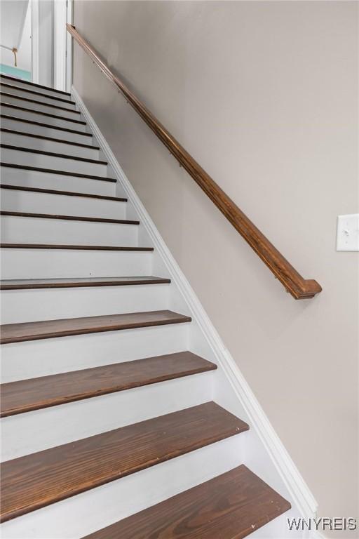 view of stairs