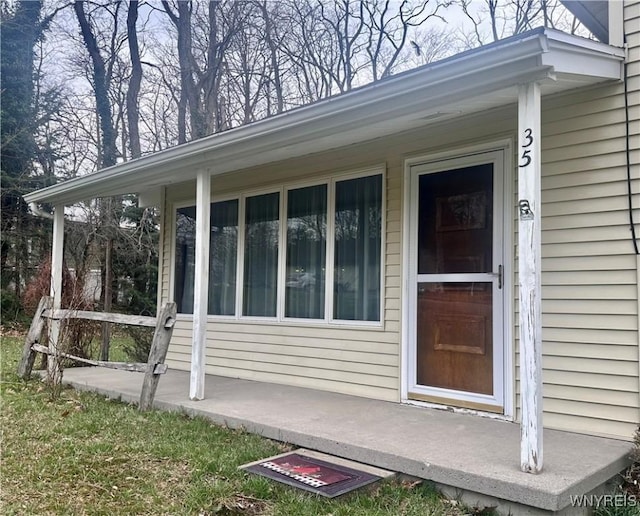 view of entrance to property