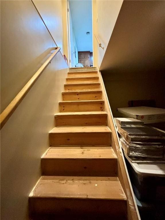 view of stairs