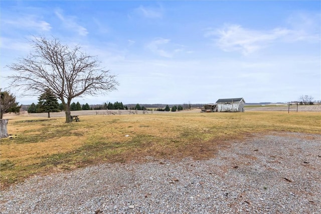 2481 County Road 20, Phelps, NY 14432 - view of grassy yard featuring a view of countryside and an outbuilding