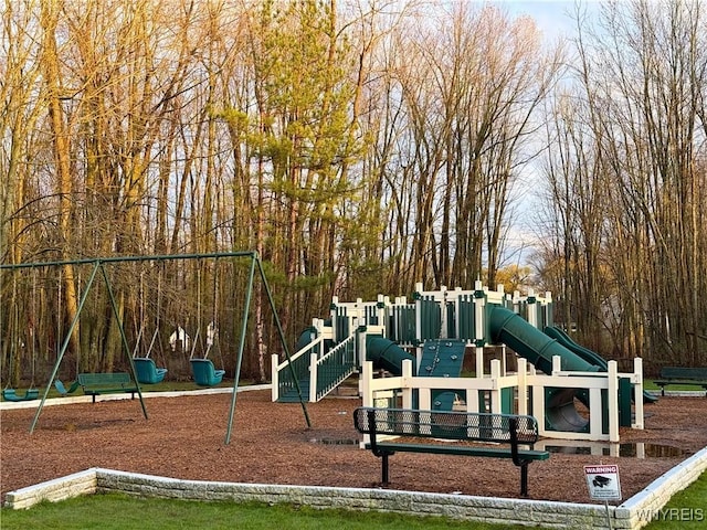 view of community playground