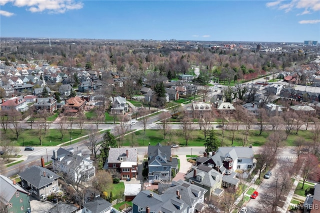 birds eye view of property featuring a residential view