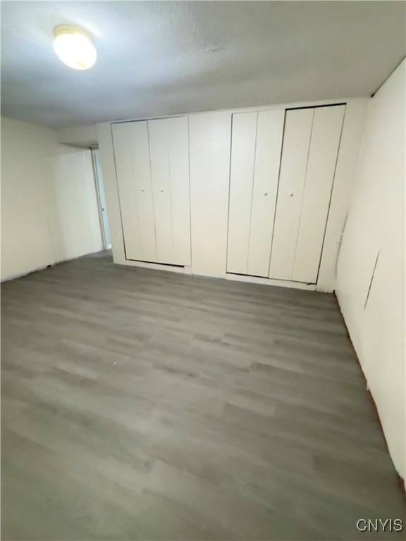 finished below grade area with wood finished floors