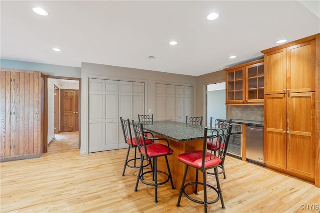 7266 Wakefield Dr, Manlius, NY 13066 - dining area featuring recessed lighting and light wood-style flooring