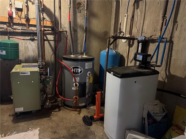 5876 Clearview Ln, Alfred, NY 14803 - utilities with water heater and a heating unit