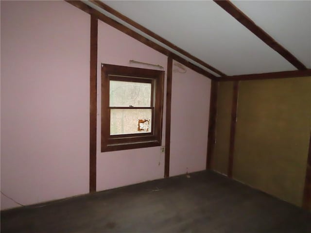 view of additional living space